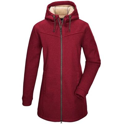 G.I.G.A. DX Damen Strickfleeceparka/Fleecejacke mit Kapuze GW 37 WMN KNTFLC PRK, dunkelrot, 36, 43546-000 G.I.G.A. DX Damen Strickfleeceparka/Fleecejacke mit Kapuze GW 37 WMN KNTFLC PRK, dunkelrot, 36, 43546-000