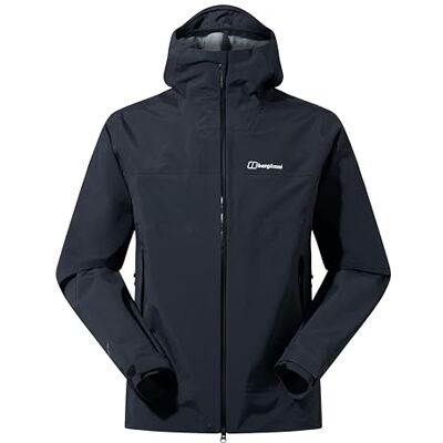 Berghaus Herren Highland Storm 3l Wasserdichte Jacke Atmungsaktiv Bequem Regenjacke Jacke, Schwarz/Schwarz, 2XL Berghaus Herren Highland Storm 3l Wasserdichte Jacke Atmungsaktiv Bequem Regenjacke Jacke, Schwarz/Schwarz, 2XL