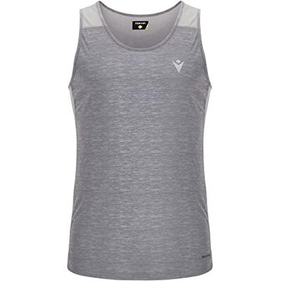 Macron Herren Run Start Scd Placid Singlet Print Gry Mel Man Tanktop (1er Pack) Macron Herren Run Start Scd Placid Singlet Print Gry Mel Man Tanktop (1er Pack)