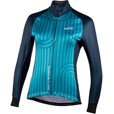 Nalini 03222301100C000.10 NEW STRADA LADY JKT Damen Jacket TÜRKIS/SCHWARZ M Nalini 03222301100C000.10 NEW STRADA LADY JKT Damen Jacket TÜRKIS/SCHWARZ M