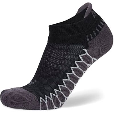 Balega Unisex Silver Compression Fit Performance No Show Athletic Running (1 Paar) Laufsocken, Schwarz, L EU Balega Unisex Silver Compression Fit Performance No Show Athletic Running (1 Paar) Laufsocken, Schwarz, L EU