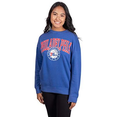 Ultra Game Damen Weiches Used-Look Extra Soft Fleece Distressed Oversized Pullover Sweatshirt, Teamfarbe, X-Large Ultra Game Damen Weiches Used-Look Extra Soft Fleece Distressed Oversized Pullover Sweatshirt, Teamfarbe, X-Large