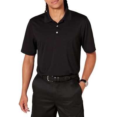 Amazon Herren Golf-Poloshirt, Schnell trocknend, Kurzarm, Schwarz, M Amazon Herren Golf-Poloshirt, Schnell trocknend, Kurzarm, Schwarz, M