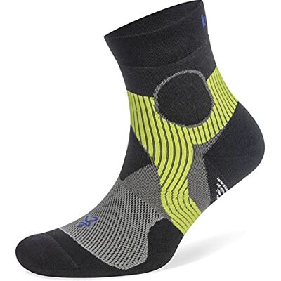 Balega Unisex Support No Show Socken, Hellgrau/Schwarz, S EU Balega Unisex Support No Show Socken, Hellgrau/Schwarz, S EU