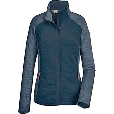 Killtec Damen Stretchjacke mit Stehkragen/Fleecejacke KOS 68 WMN FLX JCKT, dunkelblau, 36, 39134-000 Killtec Damen Stretchjacke mit Stehkragen/Fleecejacke KOS 68 WMN FLX JCKT, dunkelblau, 36, 39134-000
