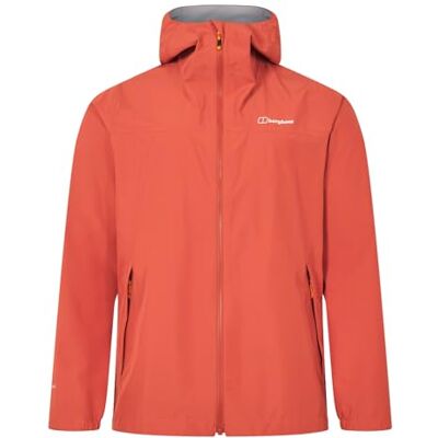 Berghaus Herren Deluge Pro Shell-Regenjacke Strapazierfähig Atmungsaktive Jacke Jacke, Orange, XL Berghaus Herren Deluge Pro Shell-Regenjacke Strapazierfähig Atmungsaktive Jacke Jacke, Orange, XL