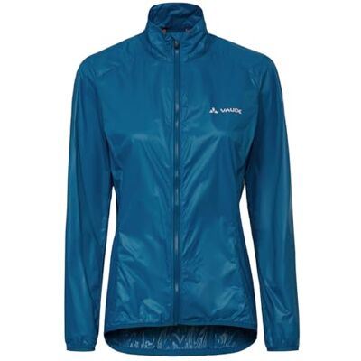 VAUDE Damen Matera Air Jacket, Leichte Windjacke, winddicht, atmungsaktiv & wasserabweisend, kleines Packmaß, Passform: Slim fit, shore blue, 34 VAUDE Damen Matera Air Jacket, Leichte Windjacke, winddicht, atmungsaktiv & wasserabweisend, kleines Packmaß, Passform: Slim fit, shore blue, 34