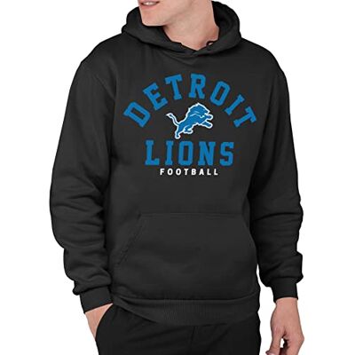 Junk Food NFL Classic Team Logo Hoodie für Männer und Frauen Detroit Lions Schwarz Extra Large Junk Food NFL Classic Team Logo Hoodie für Männer und Frauen Detroit Lions Schwarz Extra Large