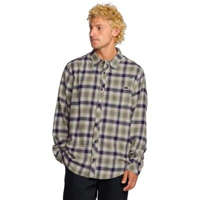 Billabong Coastline Flanell-Pullover, Grün, Größe L Billabong Coastline Flanell-Pullover, Grün, Größe L