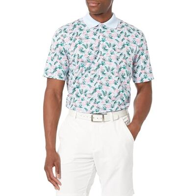 Amazon Herren Golf-Poloshirt, Schnell trocknend, Kurzarm, Blassblau Flamingo, M Amazon Herren Golf-Poloshirt, Schnell trocknend, Kurzarm, Blassblau Flamingo, M