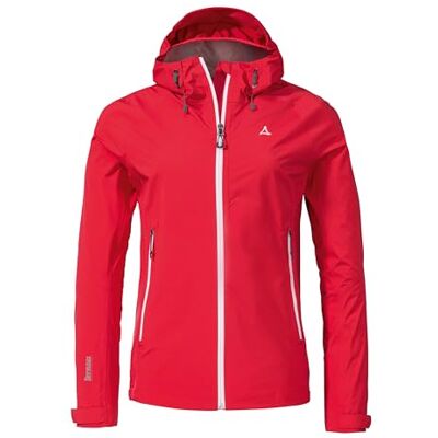 Schöffel Damen 2.5L 3D Jacket Vistdal L, wasserdichte Regenjacke, sportliche Outdoor Jacke, winddicht & atmungsaktiv dank Dermizax Membran Schöffel Damen 2.5L 3D Jacket Vistdal L, wasserdichte Regenjacke, sportliche Outdoor Jacke, winddicht & atmungsaktiv dank Dermizax Membran