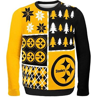 FOCO NFL Pullover Busy Block XXL Pittsburgh Steelers FOCO NFL Pullover Busy Block XXL Pittsburgh Steelers