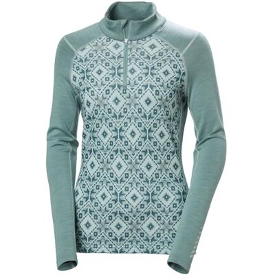 Helly Hansen Damen Lifa Merino Midweight Graphic 1/2 Funktionsshirt Helly Hansen Damen Lifa Merino Midweight Graphic 1/2 Funktionsshirt