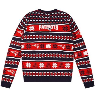 FOCO Uni NFL Big Logo Ugly Sweater Pullover, Team-Farbe, X-Large FOCO Uni NFL Big Logo Ugly Sweater Pullover, Team-Farbe, X-Large
