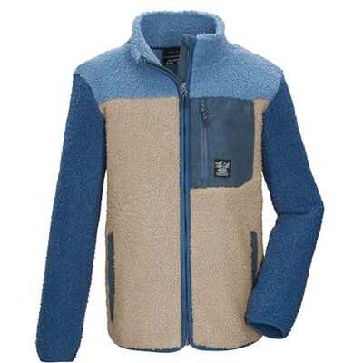 Killtec Jungen Sherpajacke/Fleecejacke mit Stehkragen KOW 143 BYS FLC JCKT, denim, 128, 44829-000 Killtec Jungen Sherpajacke/Fleecejacke mit Stehkragen KOW 143 BYS FLC JCKT, denim, 128, 44829-000