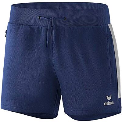 Erima Damen Squad Kurze Trainingsshort (1152007), new Navy/Silver Grey, 38 Erima Damen Squad Kurze Trainingsshort (1152007), new Navy/Silver Grey, 38