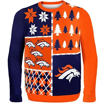 FOCO NFL Pullover Busy Block Medium Denver Broncos FOCO NFL Pullover Busy Block Medium Denver Broncos