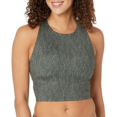 Amazon Damen Active formender, hochgeschlossener Sport-BH mit Racerback, Schwarz Punkte, XXL Amazon Damen Active formender, hochgeschlossener Sport-BH mit Racerback, Schwarz Punkte, XXL