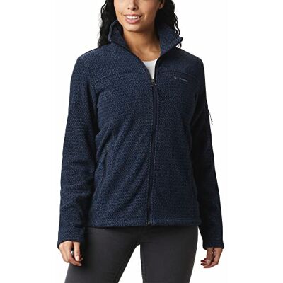 Columbia Fast Trek Printed Jkt Fleecejacke Mit Durchgehendem Reißverschluss für Damen Columbia Fast Trek Printed Jkt Fleecejacke Mit Durchgehendem Reißverschluss für Damen