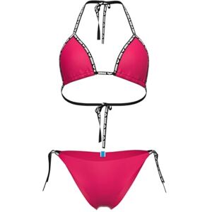 ARENA Solid Triangel-Bikini für Damen, Elastischer Recyclingstoff, Schnelltrocknend, Strand- und Schwimmbad-Badeanzug für Damen, Damenbikini mit Herausnehmbaren Cups, Top und Slip mit Bändern ARENA Solid Triangel-Bikini für Damen, Elastischer Recyclingstoff, Schnelltrocknend, Strand- und Schwimmbad-Badeanzug für Damen, Damenbikini mit Herausnehmbaren Cups, Top und Slip mit Bändern