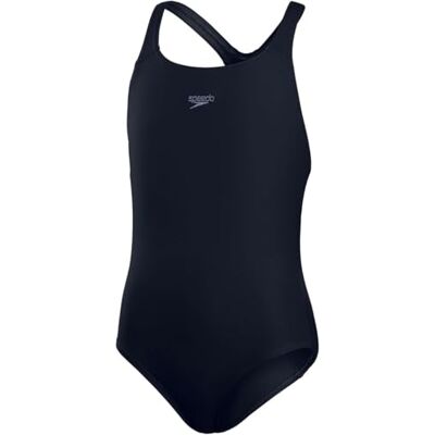 Speedo Mädchen ECO Endurance+ Medalist Badeanzug Chlorbeständig Recyclingmaterial Bequeme Passform Schwimmunterricht Badeurlaub True Navy 15-16 Speedo Mädchen ECO Endurance+ Medalist Badeanzug Chlorbeständig Recyclingmaterial Bequeme Passform Schwimmunterricht Badeurlaub True Navy 15-16