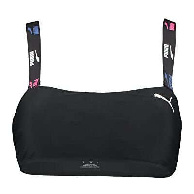 Puma Damen Bandeau Bikini Top, Black Combo, XS EU Puma Damen Bandeau Bikini Top, Black Combo, XS EU