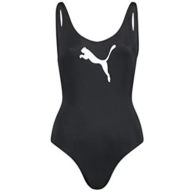 Puma Damen Swimsuit Badebekleidung, Schwarz, XL EU Puma Damen Swimsuit Badebekleidung, Schwarz, XL EU