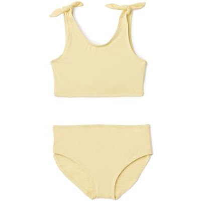 Amazon Mädchen Zweiteiliges Bikini-Set mit Schleifendetail , Hellgelb, 3 Jahre Amazon Mädchen Zweiteiliges Bikini-Set mit Schleifendetail , Hellgelb, 3 Jahre