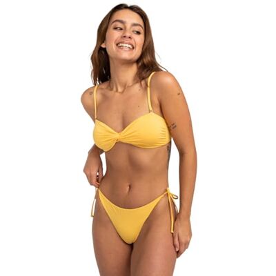 Billabong Sol Searcher Bandeau-Bikinioberteil für Frauen Gelb Billabong Sol Searcher Bandeau-Bikinioberteil für Frauen Gelb