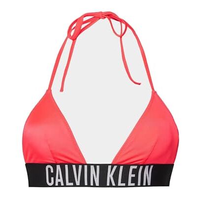 Calvin Damen Bikini Oberteil Triangel ohne Bügel, Rot (Signal Red), XS Calvin Damen Bikini Oberteil Triangel ohne Bügel, Rot (Signal Red), XS