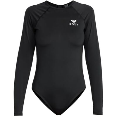 Roxy Essentials Langärmliger Badeanzug für Frauen Schwarz Roxy Essentials Langärmliger Badeanzug für Frauen Schwarz