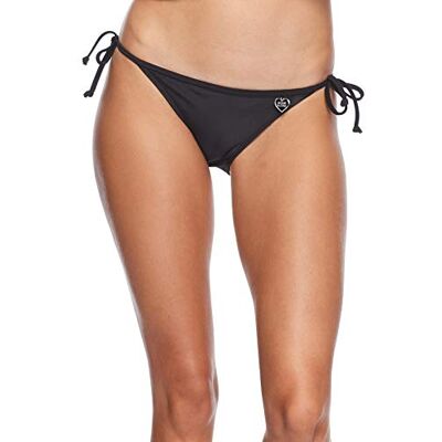 Body Glove Damen-Bikinihose, Standard-Smoothies, mit Bindung an der Seite, schwarz, Large Body Glove Damen-Bikinihose, Standard-Smoothies, mit Bindung an der Seite, schwarz, Large