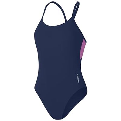 Speedo Damen Solid Racerback One Piece Swimsuit Badeanzug (1er Pack) Speedo Damen Solid Racerback One Piece Swimsuit Badeanzug (1er Pack)