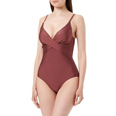 Barts Damen Isla Shaping One Piece Badeanzug, Plum, 36 Barts Damen Isla Shaping One Piece Badeanzug, Plum, 36
