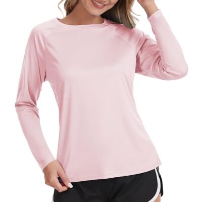 MEETWEE kurz & Lang Damen Surf Shirt Rash Guard UV Shirts Schwimmen Tankini UPF 50+ Kurzarm Badeshirt Bademode Shirt MEETWEE kurz & Lang Damen Surf Shirt Rash Guard UV Shirts Schwimmen Tankini UPF 50+ Kurzarm Badeshirt Bademode Shirt
