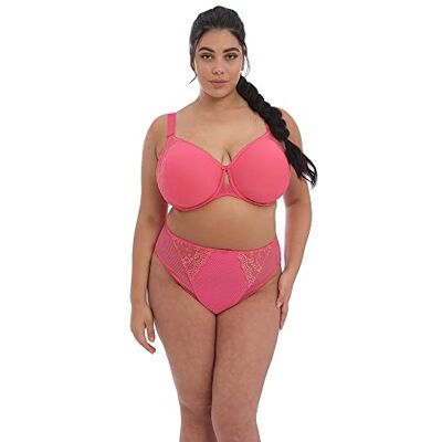 Elomi Damen Charley Waist High Cut Leg Brief Unterwäsche im Bikini-Stil, Honeysuckle, 46 Elomi Damen Charley Waist High Cut Leg Brief Unterwäsche im Bikini-Stil, Honeysuckle, 46