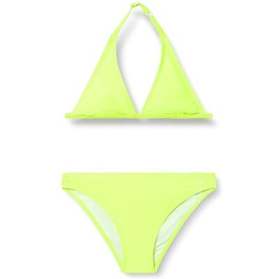Haute Pression Zweiteiliges Bikini-Set für Mädchen, einfarbig, gelb, fluoreszierend, 14 Jahre Haute Pression Zweiteiliges Bikini-Set für Mädchen, einfarbig, gelb, fluoreszierend, 14 Jahre