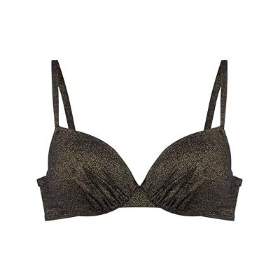 Dorina Mysterio Damen Bikini Oberteil, Mit Bügeln, Leicht Gepolsterte Cups, High-Shine Stoff, Verstellbare Träger, Raff-Details, Schwarz Dorina Mysterio Damen Bikini Oberteil, Mit Bügeln, Leicht Gepolsterte Cups, High-Shine Stoff, Verstellbare Träger, Raff-Details, Schwarz