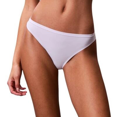 Calvin Damen Slip Bikini Form mit Stretch, Rosa (Frosty Lilac), S Calvin Damen Slip Bikini Form mit Stretch, Rosa (Frosty Lilac), S