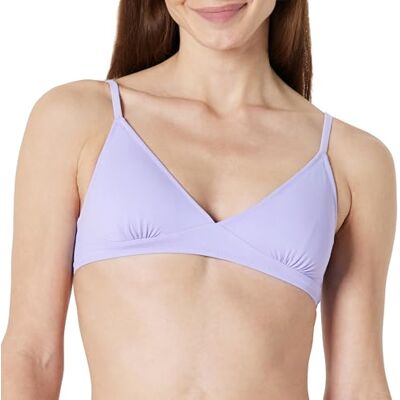 Amazon Damen-Bikini-Oberteil mit Leichter Unterstützung, Lavendel, 18 Amazon Damen-Bikini-Oberteil mit Leichter Unterstützung, Lavendel, 18
