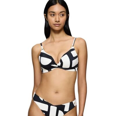 Triumph Summer Allure P 01, Bikini Top Damen, Mehrfarbig (White Dark Combination), 36 Triumph Summer Allure P 01, Bikini Top Damen, Mehrfarbig (White Dark Combination), 36