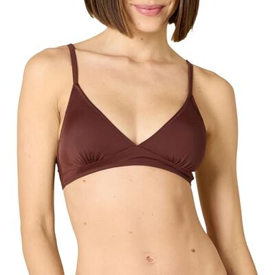 Amazon Damen-Bikini-Oberteil, leichte Unterstützung, Tiefbraun, 20 Amazon Damen-Bikini-Oberteil, leichte Unterstützung, Tiefbraun, 20