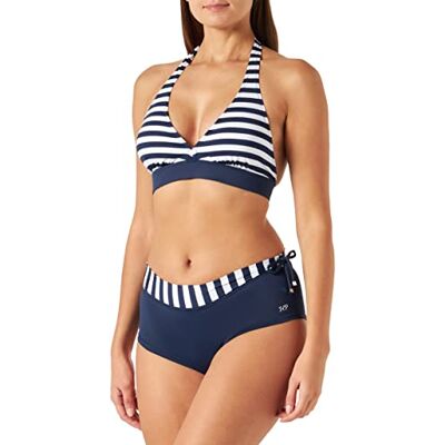 Haute Pression A2021/3021, Maillot de bain 2 pièce Femme, Bleu (Rayé Marine), 42 (Taille Fabricant: 42D) Haute Pression A2021/3021, Maillot de bain 2 pièce Femme, Bleu (Rayé Marine), 42 (Taille Fabricant: 42D)