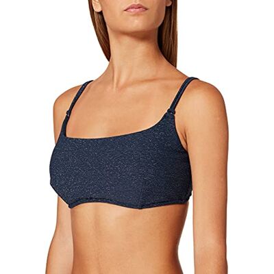 Seafolly Damen Dd Square Neck Tank Bikini, Indigo, 40 EU Seafolly Damen Dd Square Neck Tank Bikini, Indigo, 40 EU
