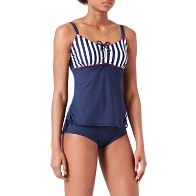 Haute Pression Damen T8044 CO1 Tankini-Badeanzug, Multicolore, Haute Pression Damen T8044 CO1 Tankini-Badeanzug, Multicolore,