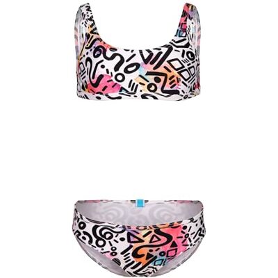 ARENA Mädchen Water Prints Strand Bralette Bikini ARENA Mädchen Water Prints Strand Bralette Bikini