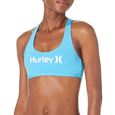 Hurley Damen Scoop Top Bikini, High Tide, Medium Hurley Damen Scoop Top Bikini, High Tide, Medium
