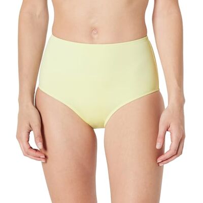 Amazon Damen Badehose mit hoher Taille, Hellgelb, 36 Amazon Damen Badehose mit hoher Taille, Hellgelb, 36