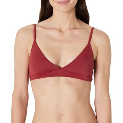 Amazon Damen-Bikini-Oberteil mit Leichter Unterstützung, Ziegelrot, Größe 40 Amazon Damen-Bikini-Oberteil mit Leichter Unterstützung, Ziegelrot, Größe 40