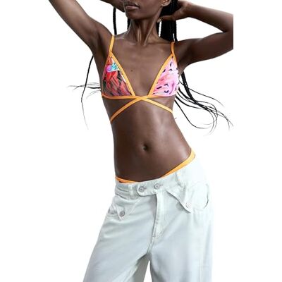 Desigual Bikinioberteil der Kollektion für Damen, Orange, Größe XS Desigual Bikinioberteil der Kollektion für Damen, Orange, Größe XS